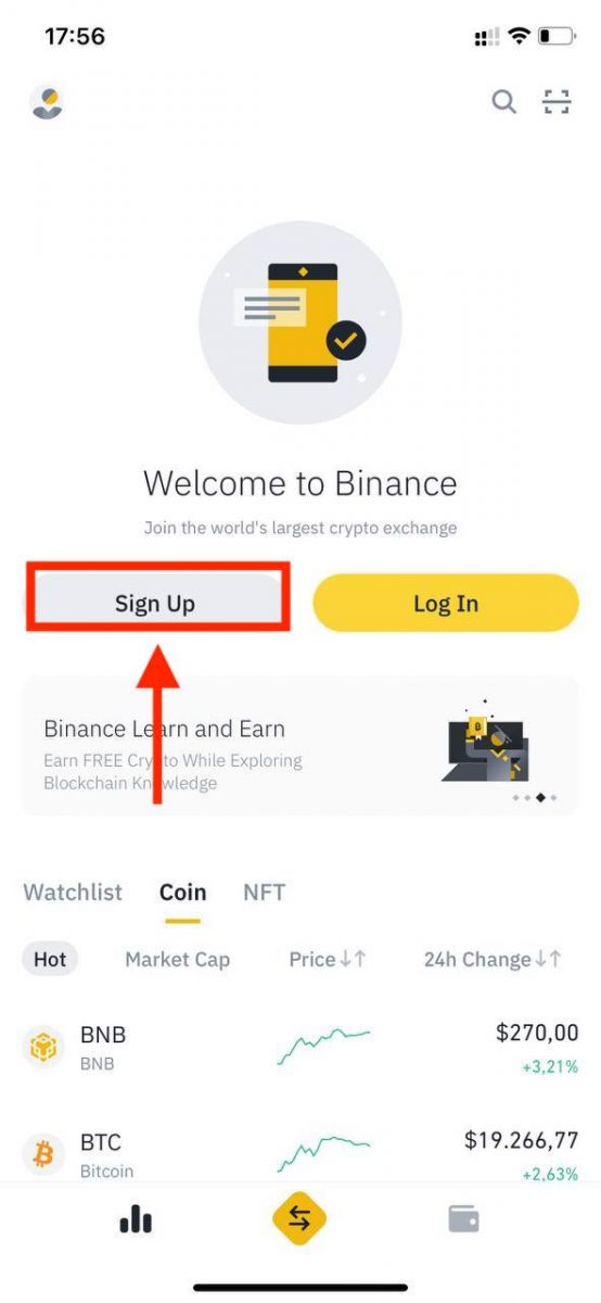 Jak zaregistrovat a ověřit účet v Binance Jak zaregistrovat a ověřit účet v Binance